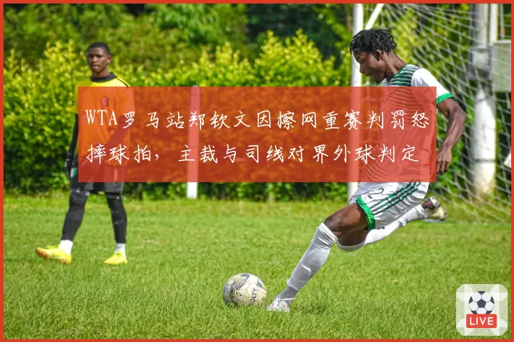 WTA罗马站郑钦文因擦网重赛判罚怒摔球拍，主裁与司线对界外球判定不一致引热议__br_